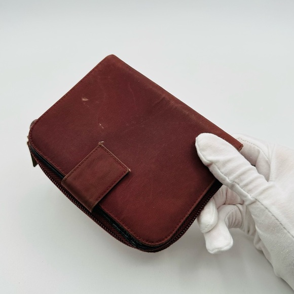 Prada Men's Burgundy Wallet - Picture 3 of 10